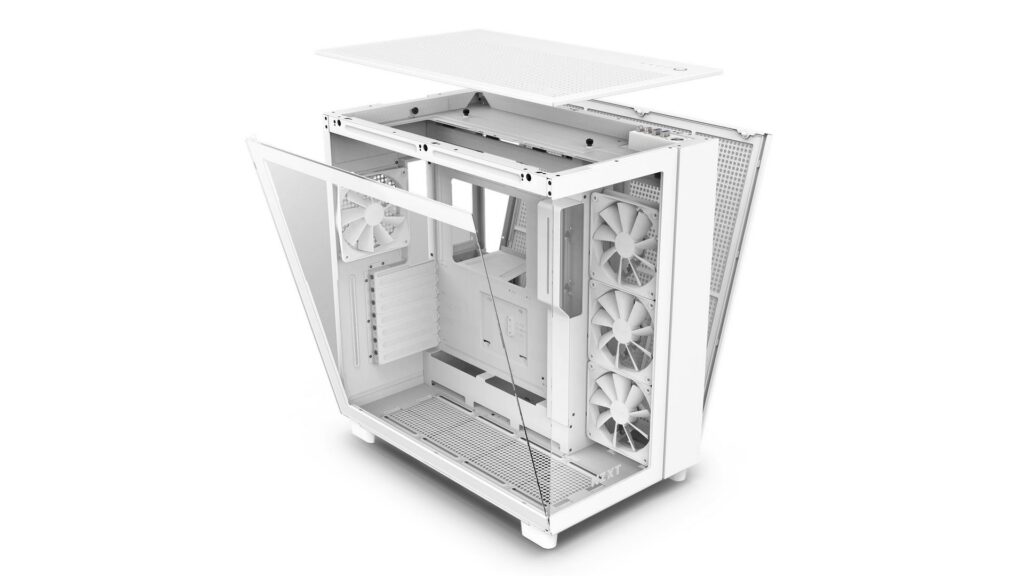 Vỏ case NZXT H9 Flow White (White | MidTower) 9 Vỏ case NZXT H9 Flow White (White | MidTower)
