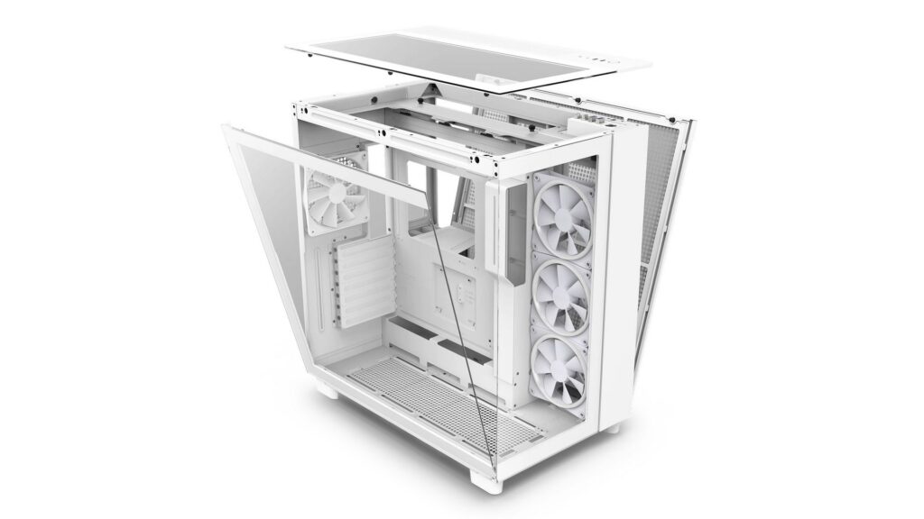 Vỏ case NZXT H9 Elite White (White | MidTower | 3 Fan RGB)