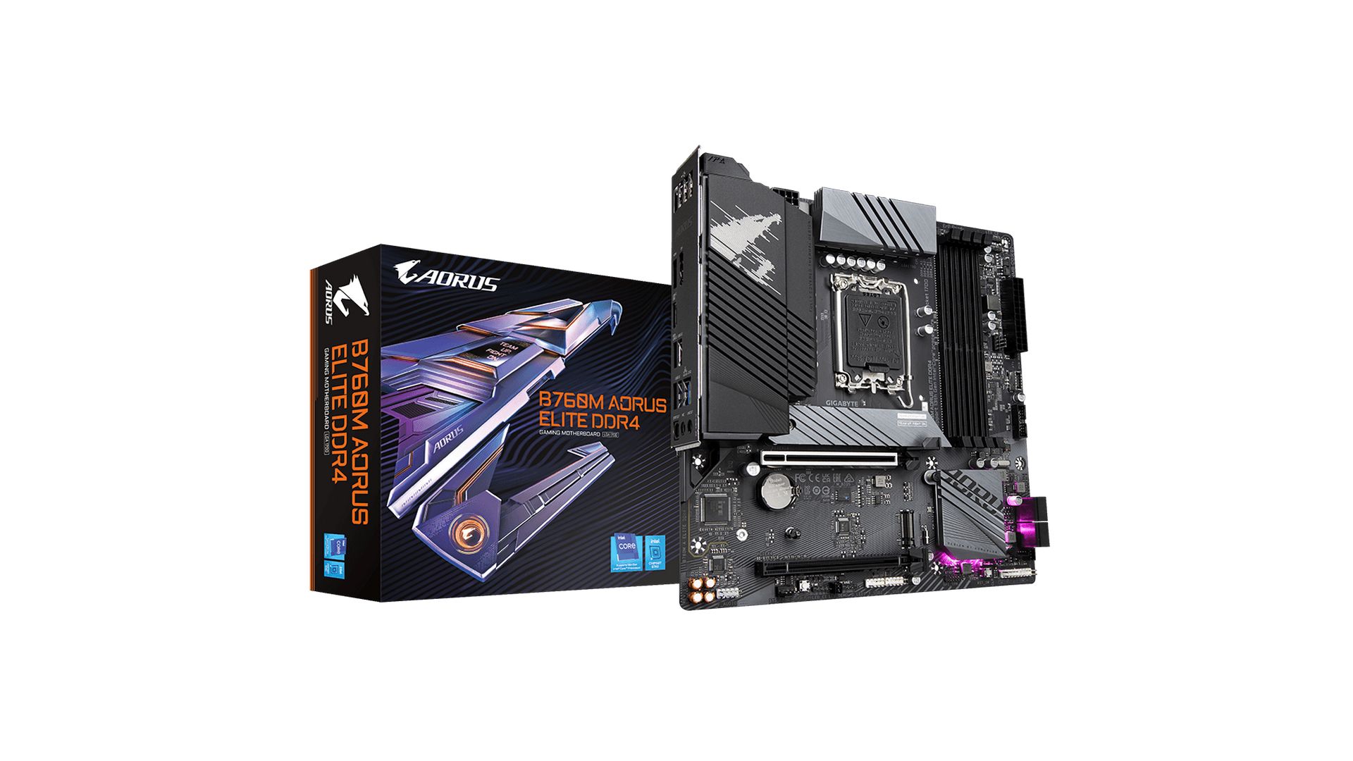 Mainboard GIGABYTE B760M AORUS ELITE DDR4 (LGA1700 | mATX | 4 Khe RAM DDR4)