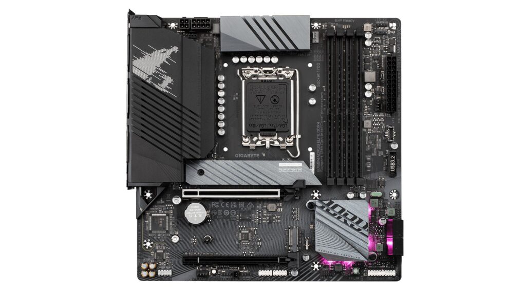 Mainboard GIGABYTE B760M AORUS ELITE DDR4 (LGA1700 | mATX | 4 Khe RAM DDR4)