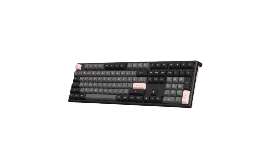 Bàn Phím Cơ AKKO MG108 Black & Pink (Akko SW V3 - Cream Yellow)