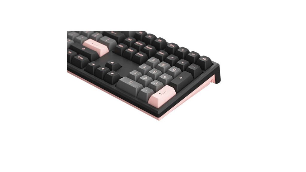 Bàn Phím Cơ AKKO MG108 Black & Pink (Akko SW V3 - Cream Yellow)