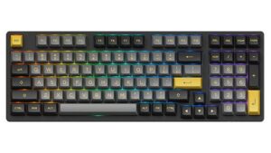 Bàn Phím Cơ AKKO 3098B Multi-modes Black & Gold (AKKO CS Switch Jelly Pink)
