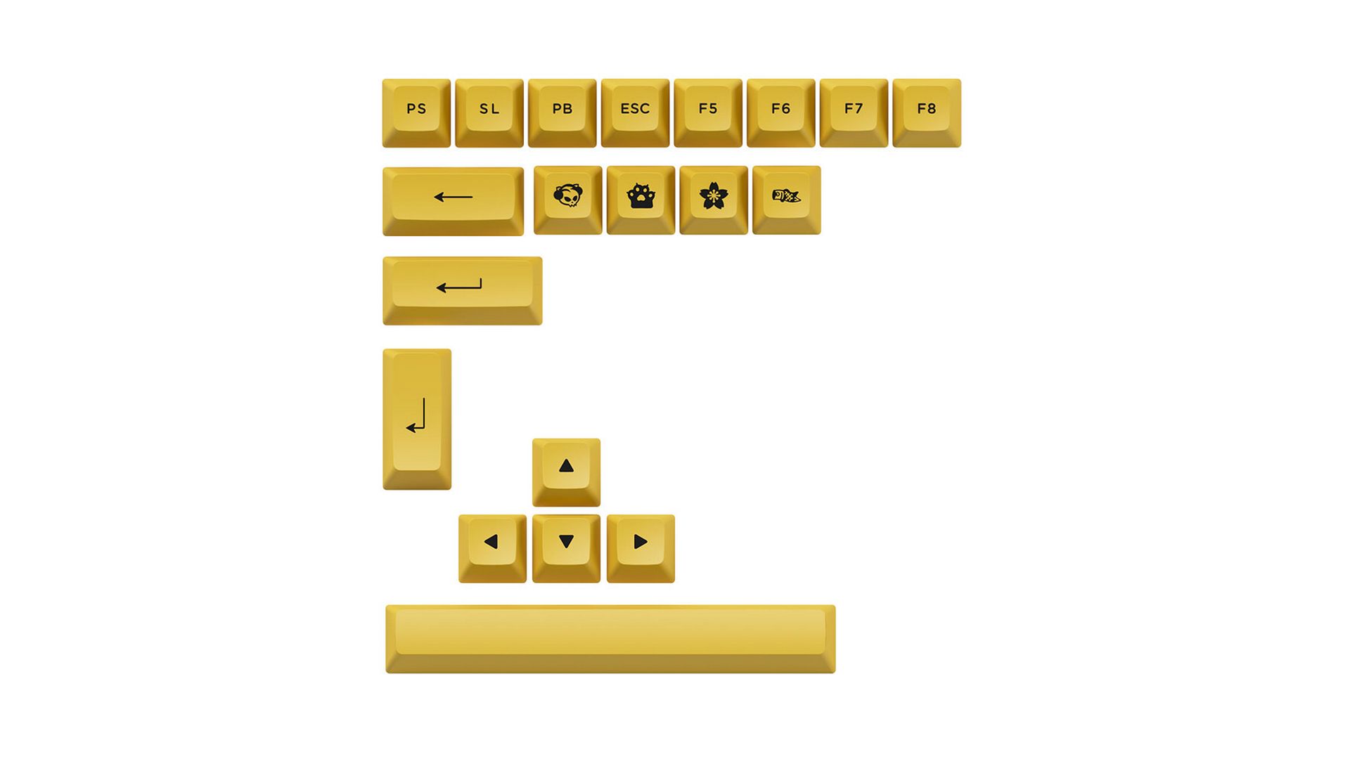 Bàn Phím Cơ AKKO 3098B Multi-modes Black & Gold (AKKO CS Switch Jelly Pink)