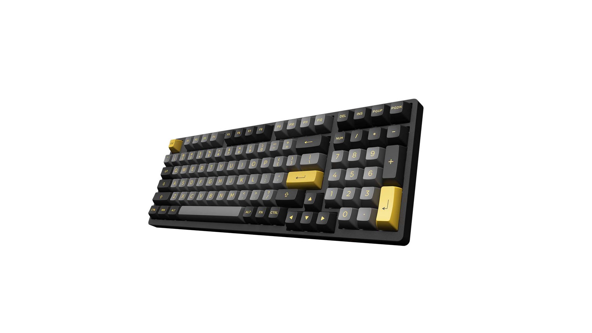Bàn Phím Cơ AKKO 3098B Multi-modes Black & Gold (AKKO CS Switch Jelly Pink)
