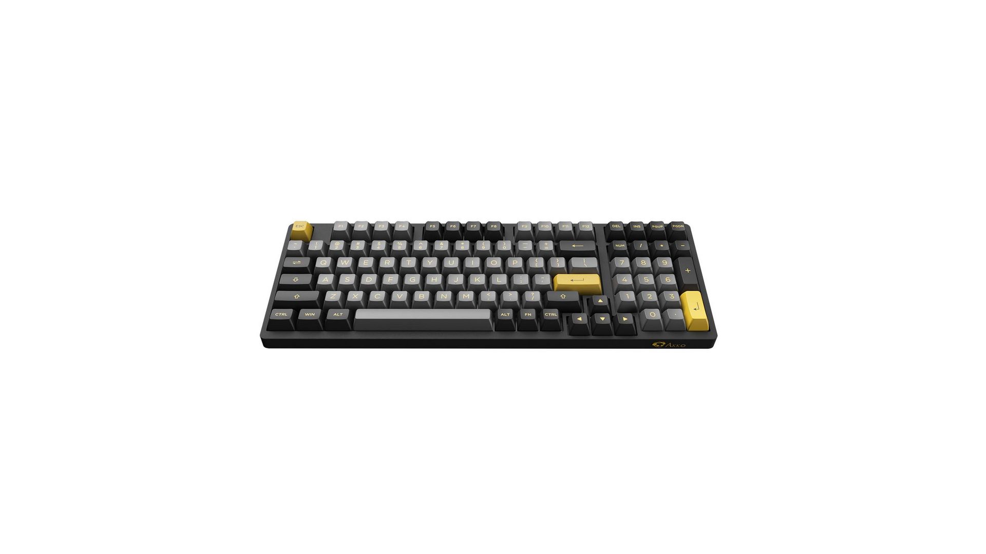 Bàn Phím Cơ AKKO 3098B Multi-modes Black & Gold (AKKO CS Switch Jelly Pink)