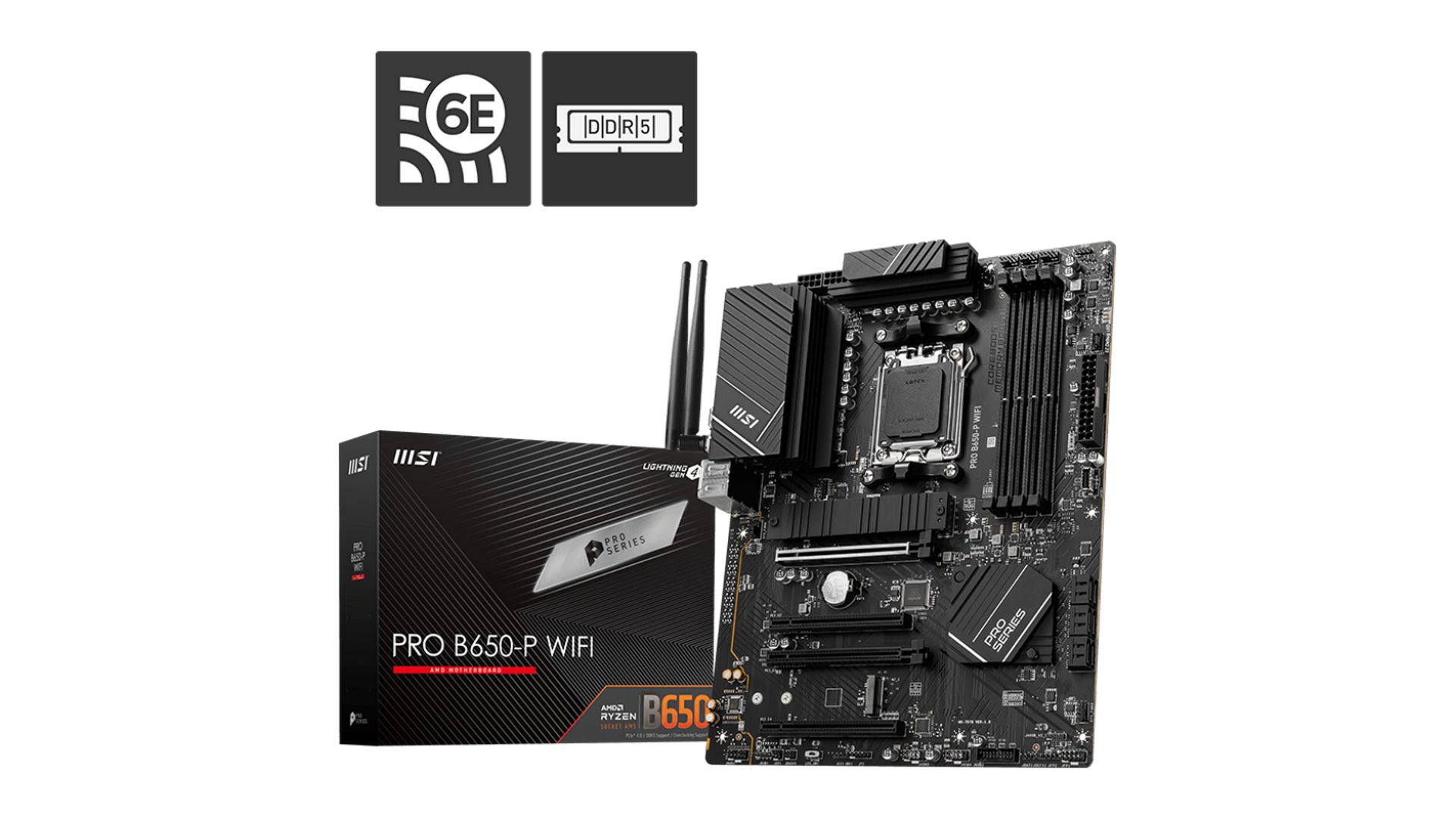 Mainboard MSI PRO B650-P WIFI (AM5  | ATX | 4 Khe RAM DDR5)