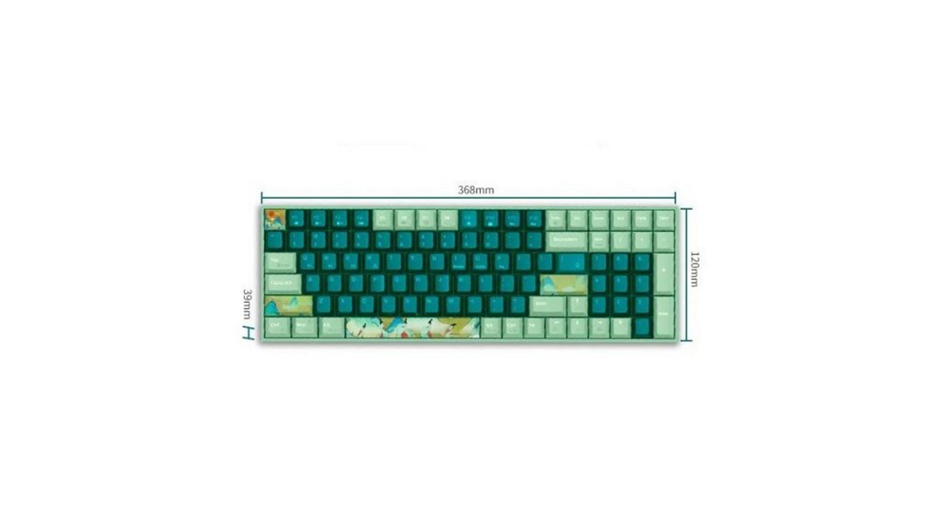 Bàn phím cơ Newmen Dual Mode GM1000 KailBox – White Switch