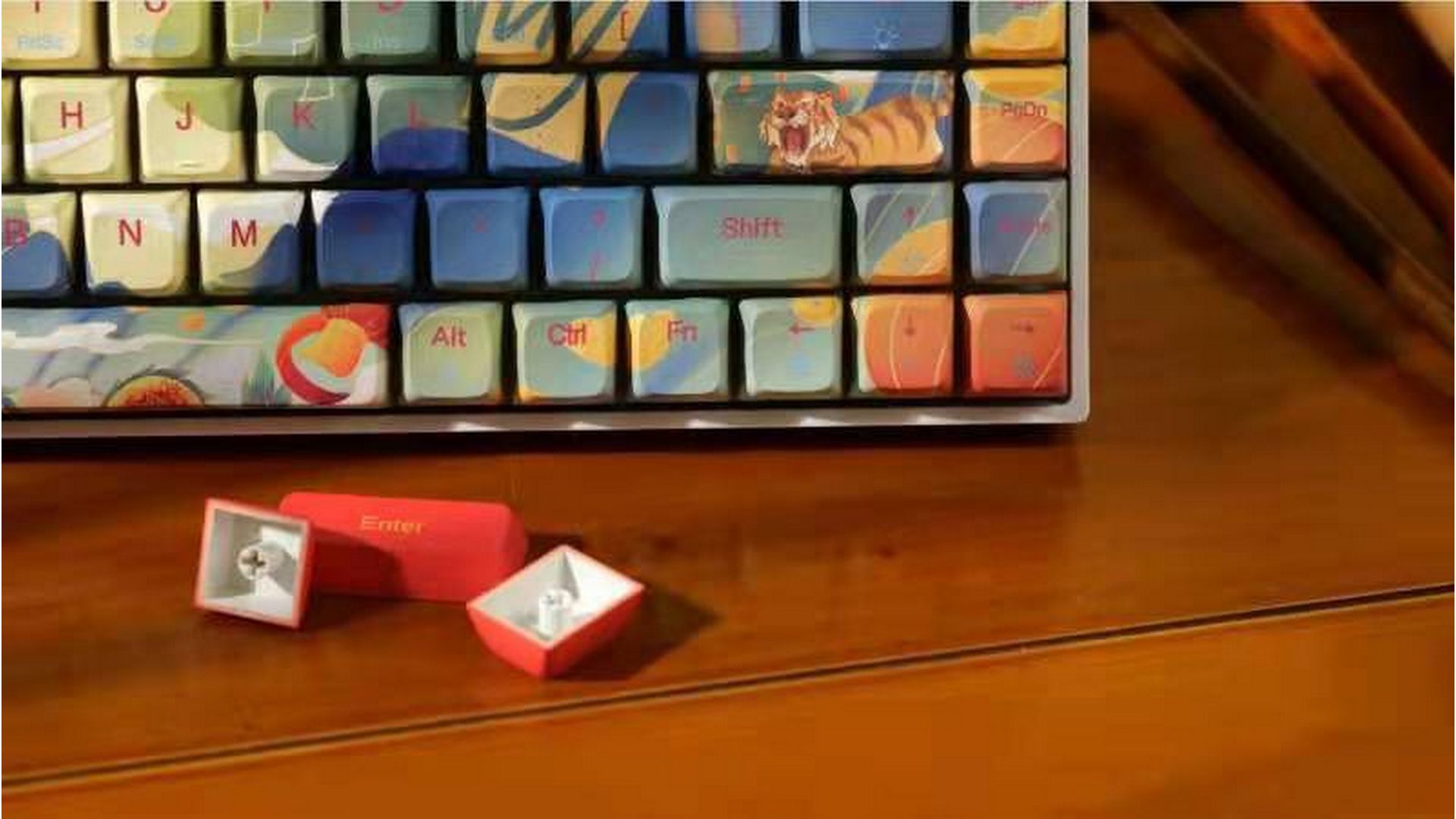 Bàn phím cơ Newmen Dual Mode GM680 Jungle – G-Pro Blue switch