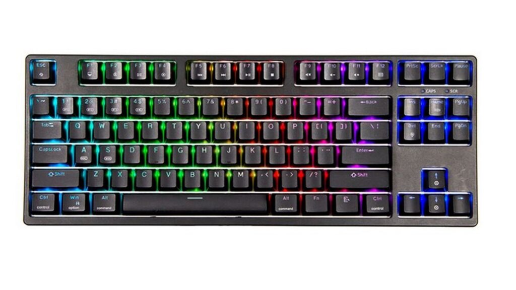 Bàn phím cơ không dây Fuhlen T87S Pro Black (Yellow Switch)