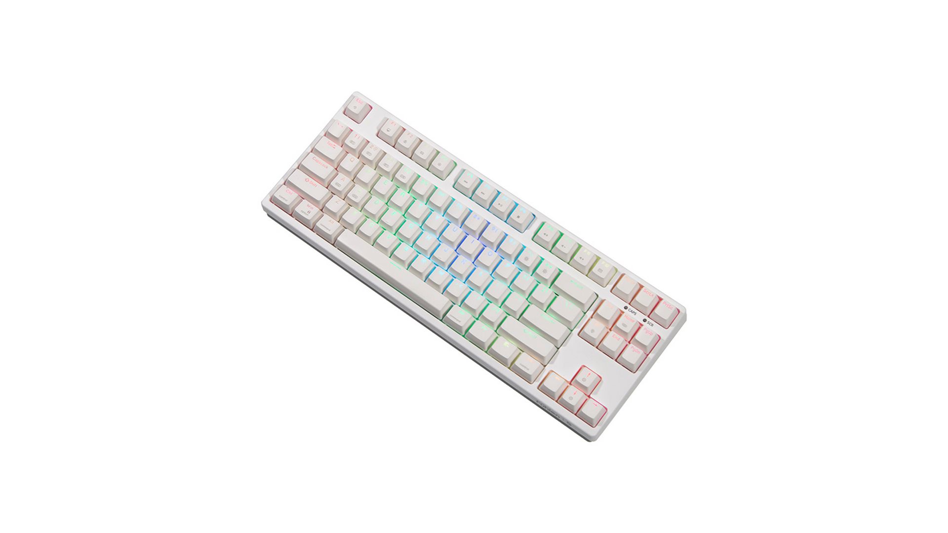 Bàn phím cơ không dây Fuhlen T87S Pro White (Brown Switch)