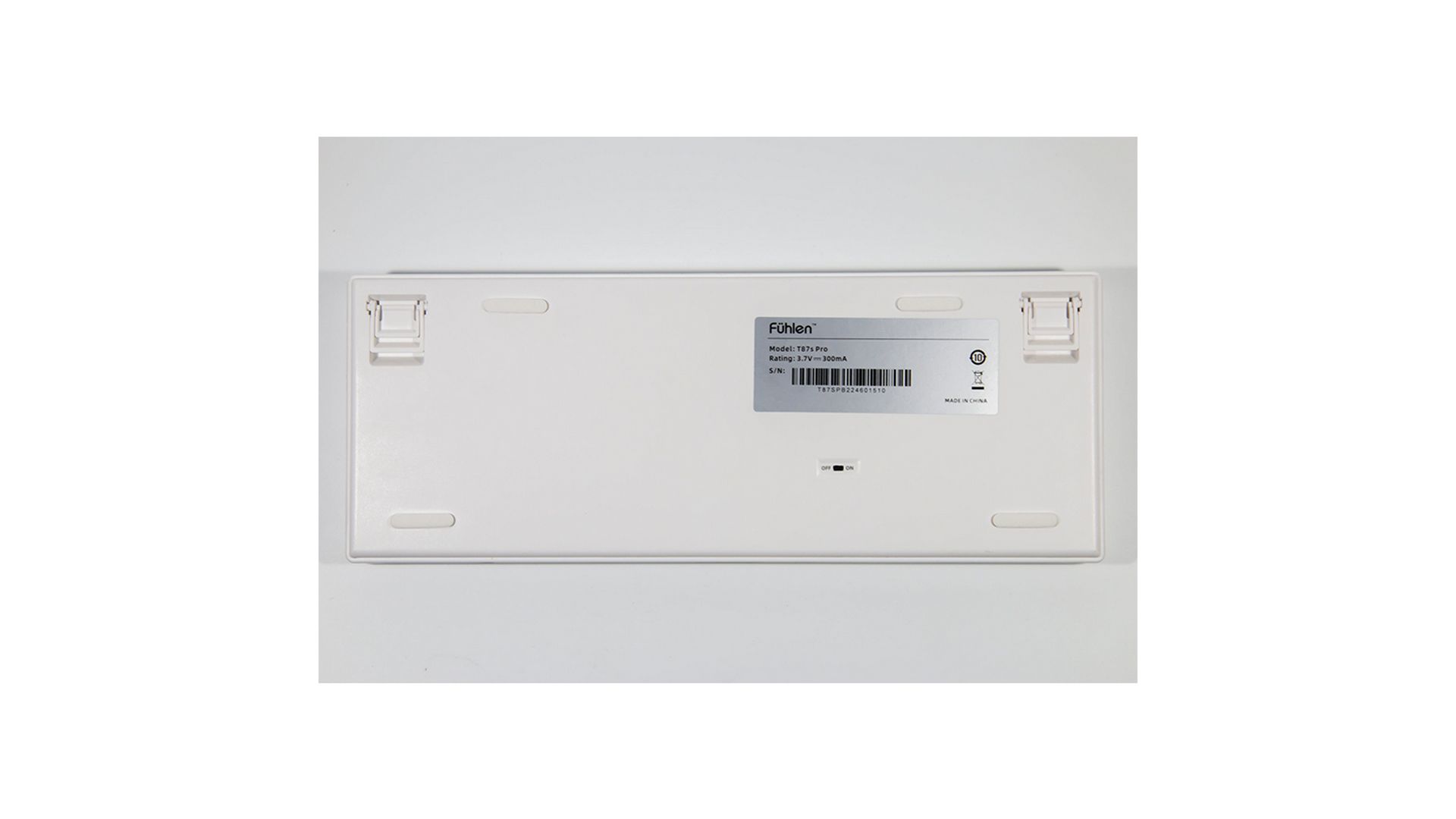 Bàn phím cơ không dây Fuhlen T87S Pro White (Brown Switch)