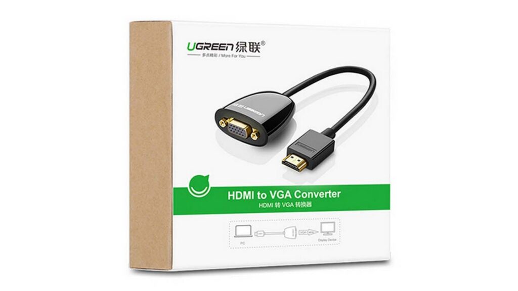 Dây cáp chuyển Ugreen HDMI to VGA 40253