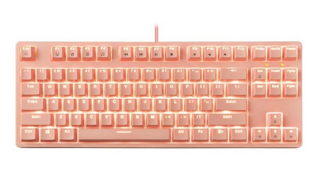Bàn phím cơ E-Dra EK387L Pink (Huano Blue Switch) 3 Bàn phím cơ E-Dra EK387L Pink (Huano Blue Switch)