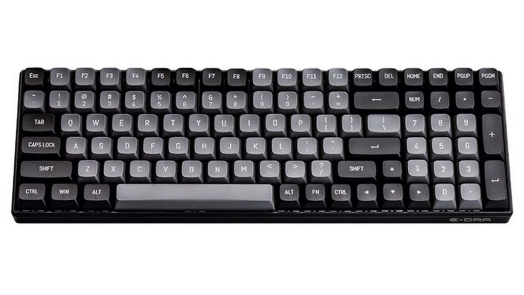 Bàn Phím Cơ Không Dây E-DRA EK396W V2 (Bluetooth|USB-C|Blue Switch)