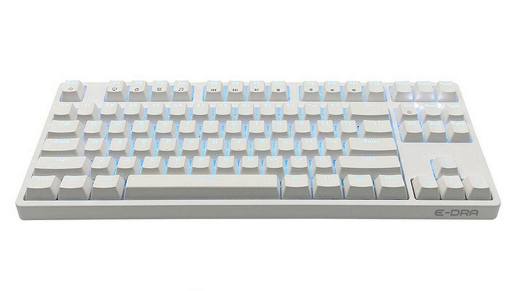 Bàn phím cơ E-Dra EK387L White (Huano Blue Switch) 4 Bàn phím cơ E-Dra EK387L White (Huano Blue Switch)