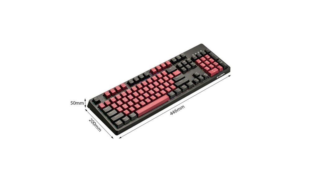 Bàn phím cơ E-DRA EK3104L RGB Blood Warrior - Red switch