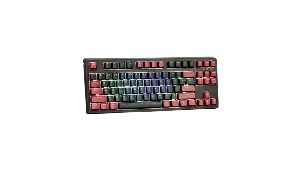 Bàn phím cơ E-Dra EK387 RGB Dark Warrior Red Switch