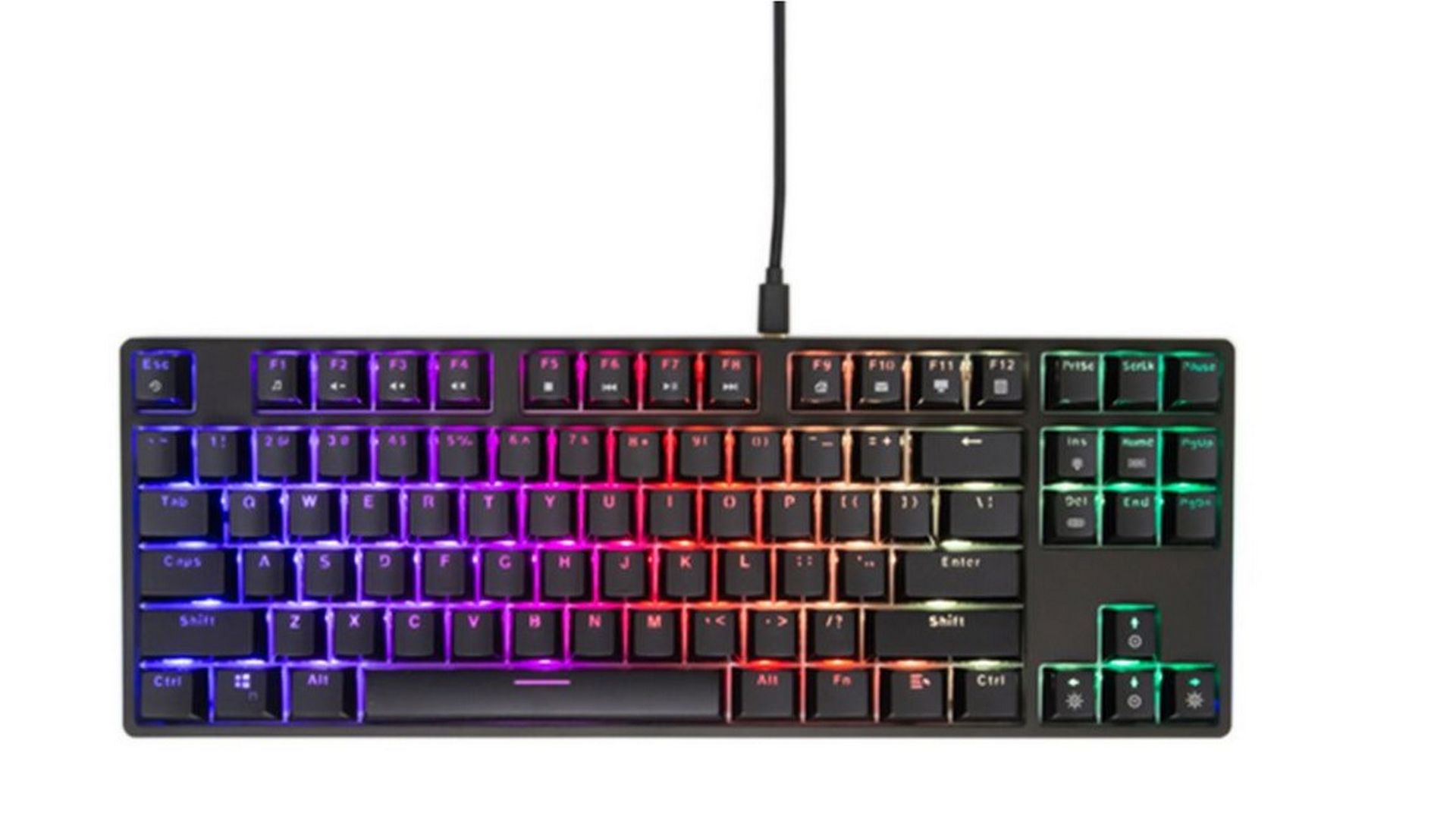 Bàn phím cơ Fuhlen D87S RGB Black (Blue Switch)
