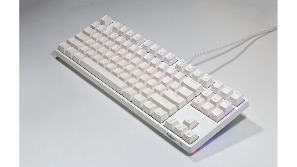 Bàn phím cơ Fuhlen D87S RGB White (Red Switch)