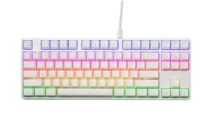Bàn phím cơ Fuhlen D87S RGB White (Red Switch)