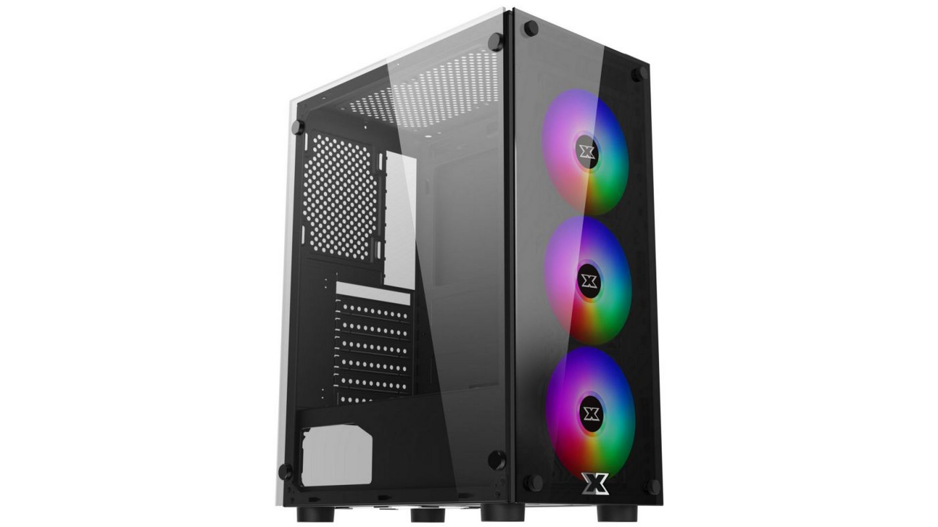 Vỏ Case Xigmatek Hero II 3F Black (EN45129 | MidTower | Màu Đen | Sẵn 3 Fan)