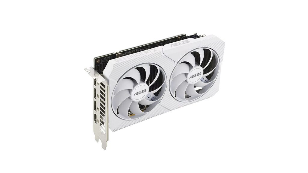 Card màn hình Asus Dual RTX 3060 - O8G White 8 Card màn hình Asus Dual RTX 3060 - O8G White