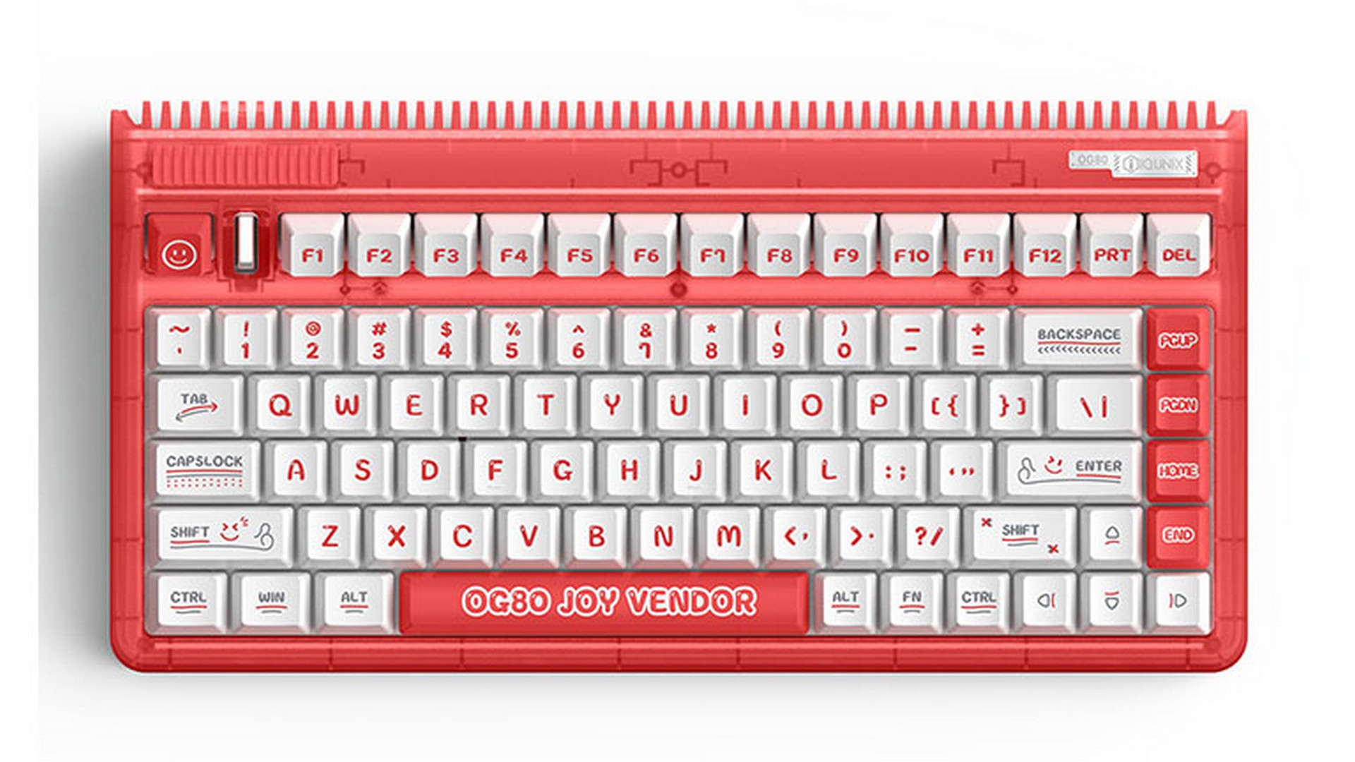 Bàn phím cơ IQUNIX OG80 Joy Vender RGB Cherry Brown (Cherry Stabs)