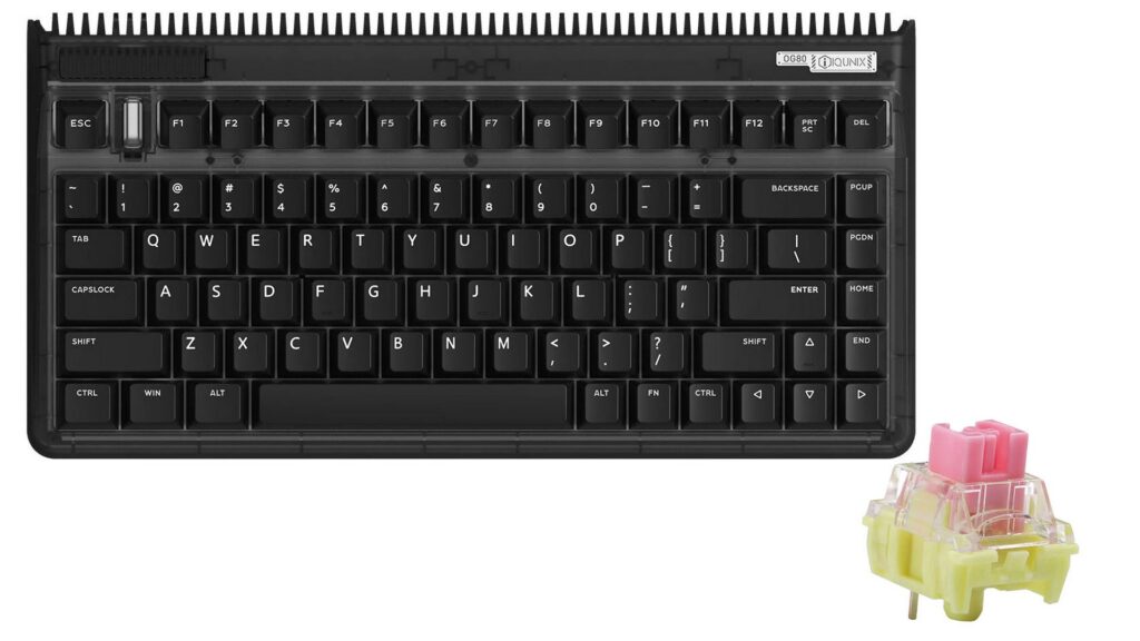 Bàn phím cơ IQUNIX OG80 Dark Side RGB TTC Gold Pink (Cherry Stabs)