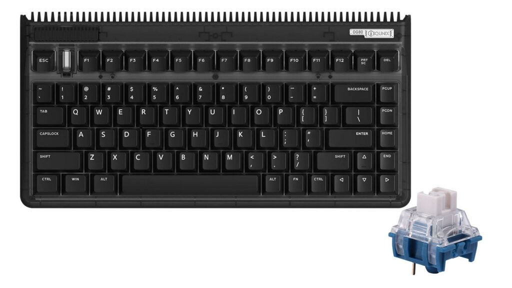 Bàn phím cơ IQUNIX OG80 Dark Side RGB TTC Speed Silver (Cherry Stabs)