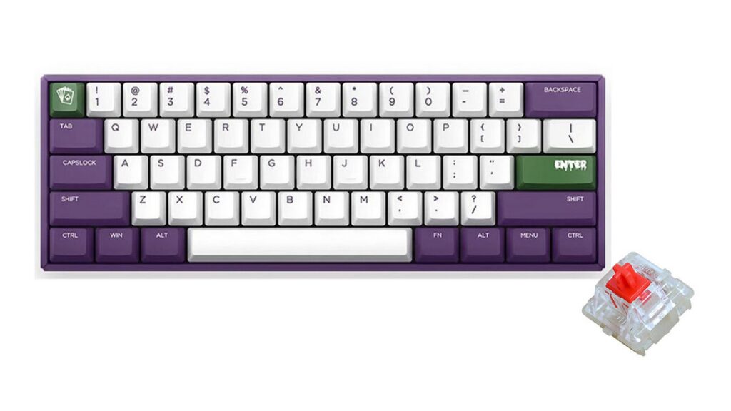 Bàn phím cơ IQUNIX F60 Joker RGB Cherry Red Switch 3 Bàn phím cơ IQUNIX F60 Joker RGB Cherry Red Switch
