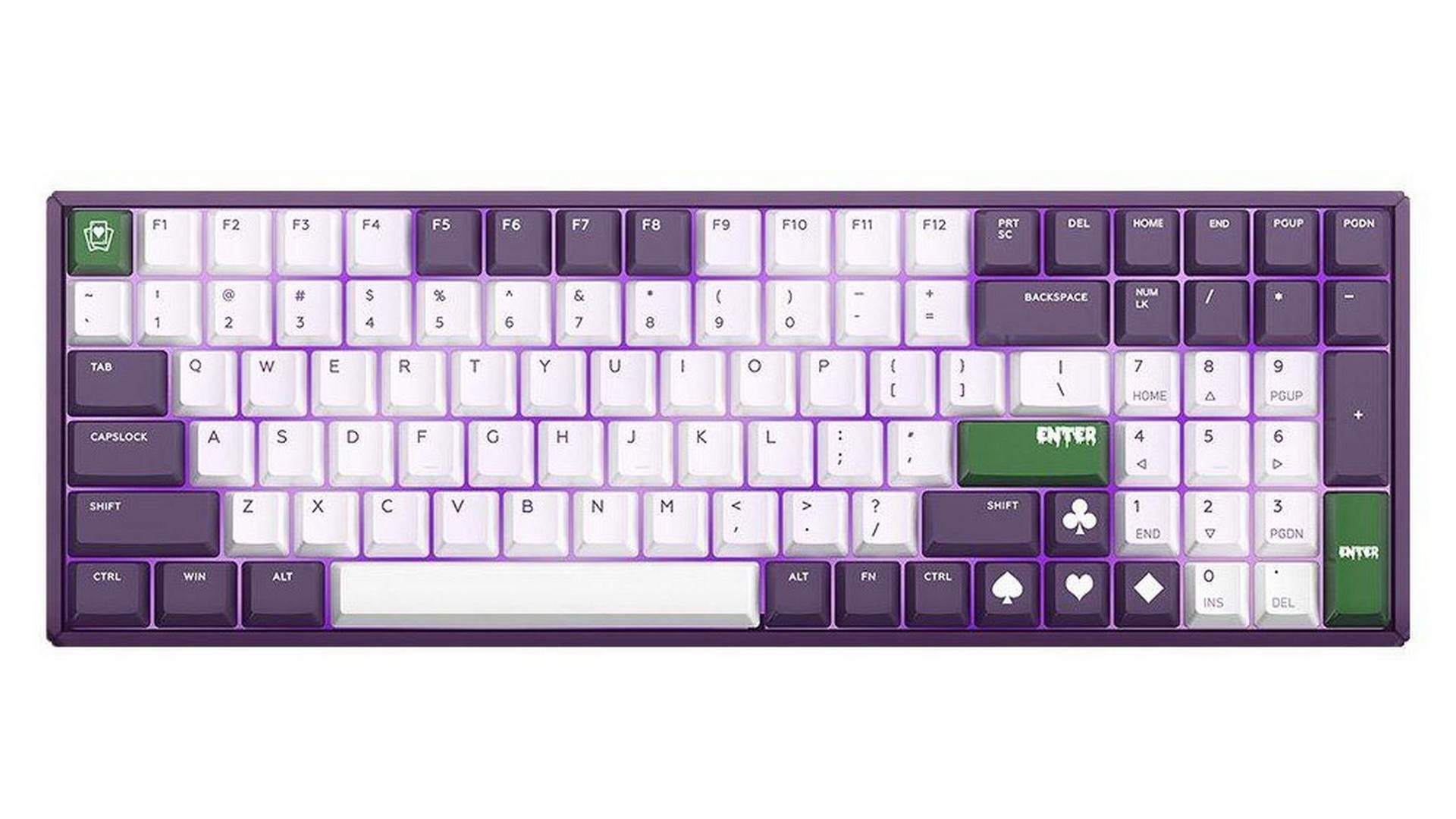 Bàn phím cơ IQUNIX F96 Joker Wireless RGB Cherry Brown Switch 1 Bàn phím cơ IQUNIX F96 Joker Wireless RGB Cherry Brown Switch