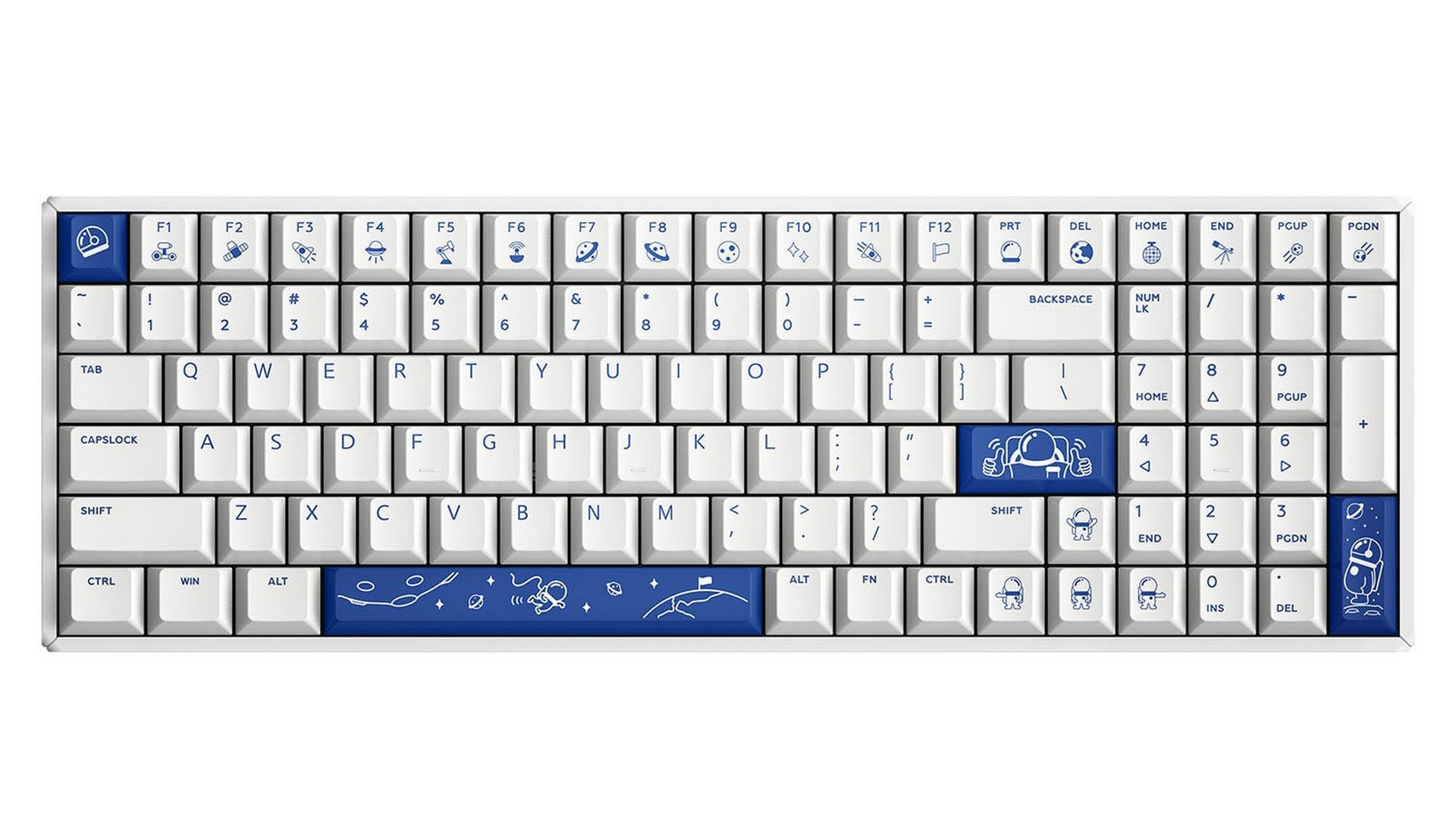 Bàn phím cơ IQUNIX F97 Cosmic Traveller Wireless RGB Cherry Brown