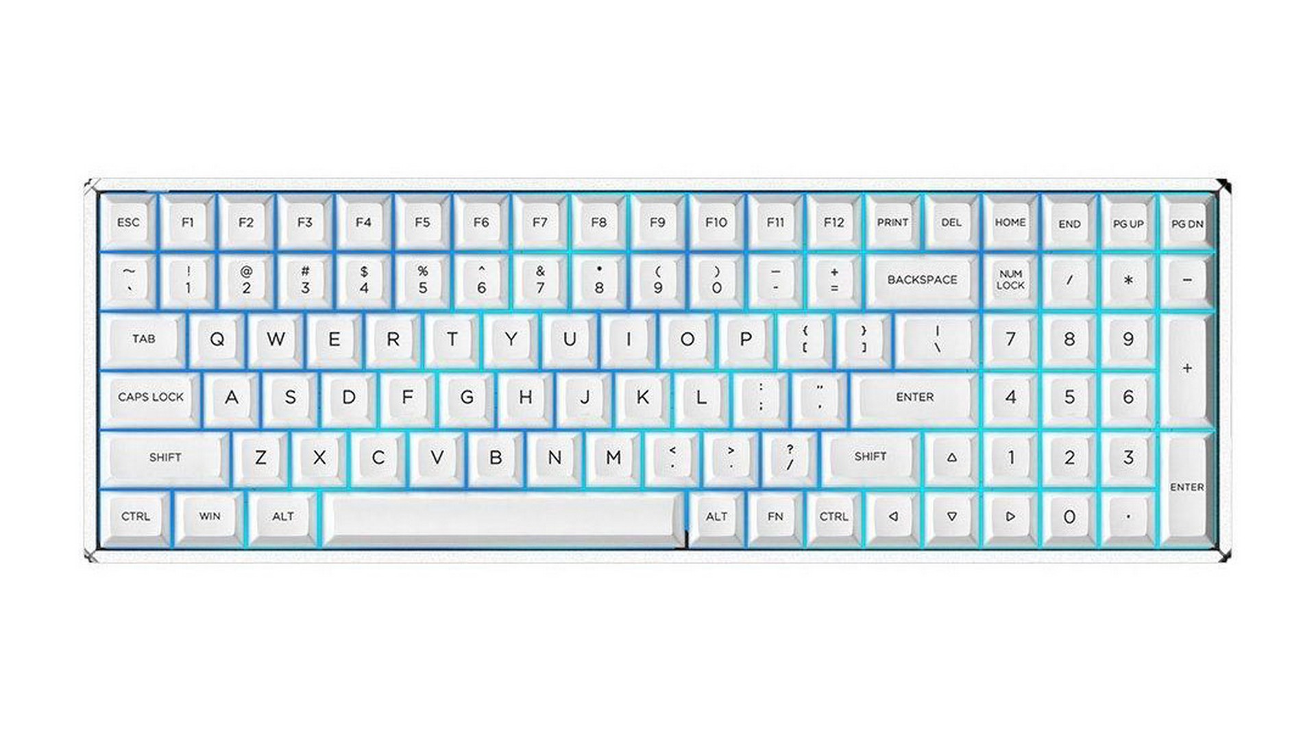 Bàn phím cơ IQUNIX F97 KAT Wireless RGB Cherry Silent Red