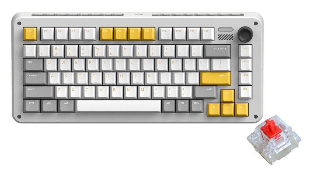 Bàn phím cơ IQUNIX ZX75 Gravity Wave RGB Cherry Red