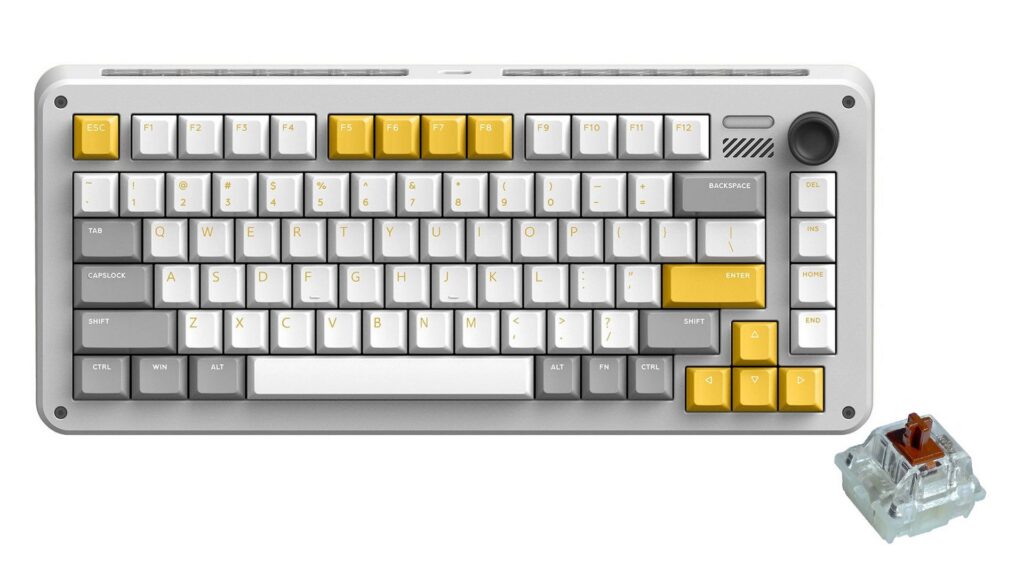 Bàn phím cơ IQUNIX ZX75 Gravity Wave RGB Cherry Brown 3 Bàn phím cơ IQUNIX ZX75 Gravity Wave RGB Cherry Brown