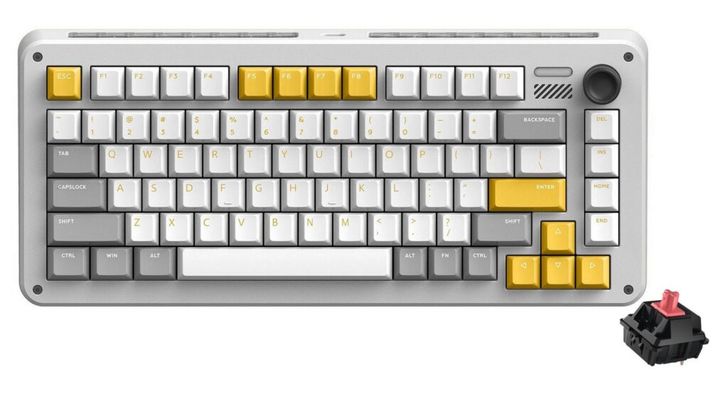 Bàn phím cơ IQUNIX ZX75 Gravity Wave RGB Cherry Silent Red 3 Bàn phím cơ IQUNIX ZX75 Gravity Wave RGB Cherry Silent Red