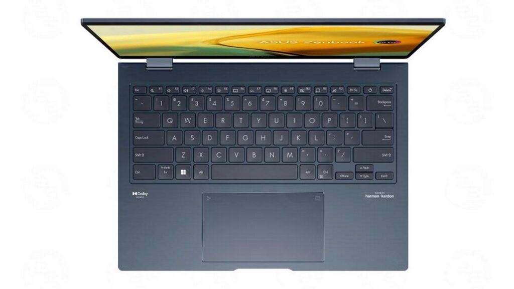 Laptop ASUS Zenbook 14 Flip OLED UP3404VA-KN038W (i5-1340P | RAM 16GB | SSD 512GB | OLED-14-2.8K | Cảm ứng | Win11 | Xanh | Nhôm)