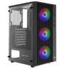 Vỏ case KENOO ESPORT AF13 (ATX | 3Fan | Màu Đen)