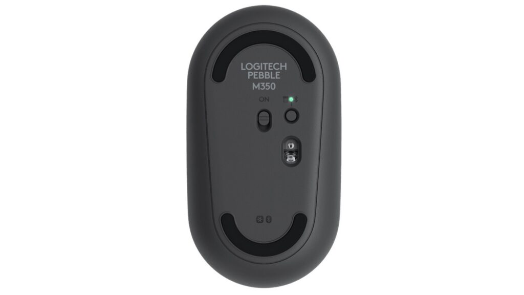 Chuột máy tính Logitech M350 Pebble Graphite  (USB/Bluetooth)
