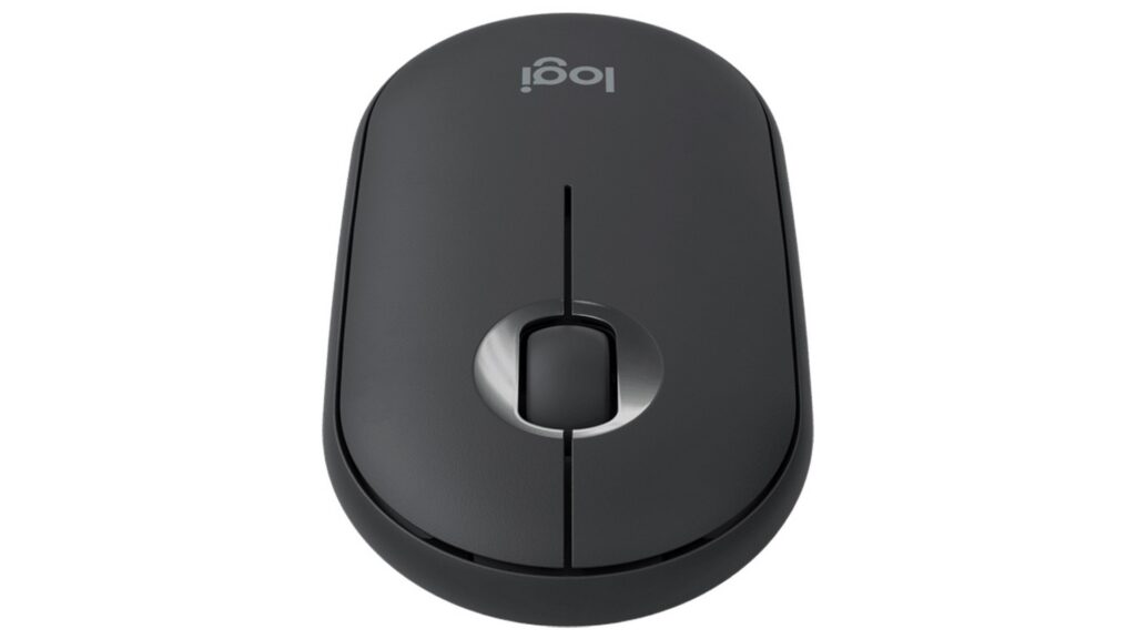 Chuột máy tính Logitech M350 Pebble Graphite  (USB/Bluetooth)