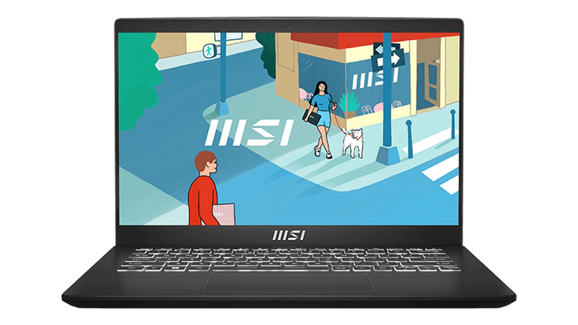 Laptop MSI Modern 14 C7M 083VN ( Ryzen 5 7530U | RAM 8GB | SSD 512GB| AMD Radeon | Win 11 | 14 inch FHD | Black)