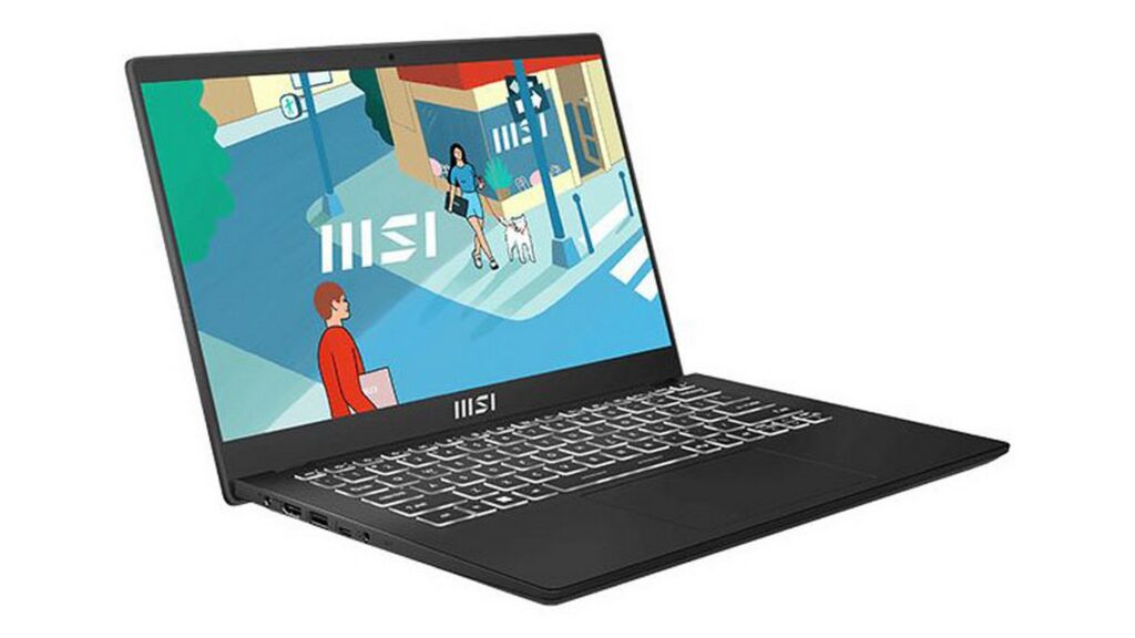 Laptop MSI Modern 14 C7M 083VN ( Ryzen 5 7530U | RAM 8GB | SSD 512GB| AMD Radeon | Win 11 | 14 inch FHD | Black)