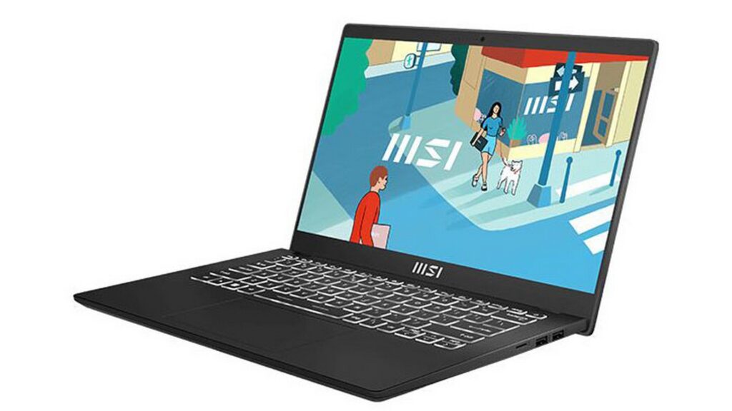 Laptop MSI Modern 14 C7M 083VN ( Ryzen 5 7530U | RAM 8GB | SSD 512GB| AMD Radeon | Win 11 | 14 inch FHD | Black)