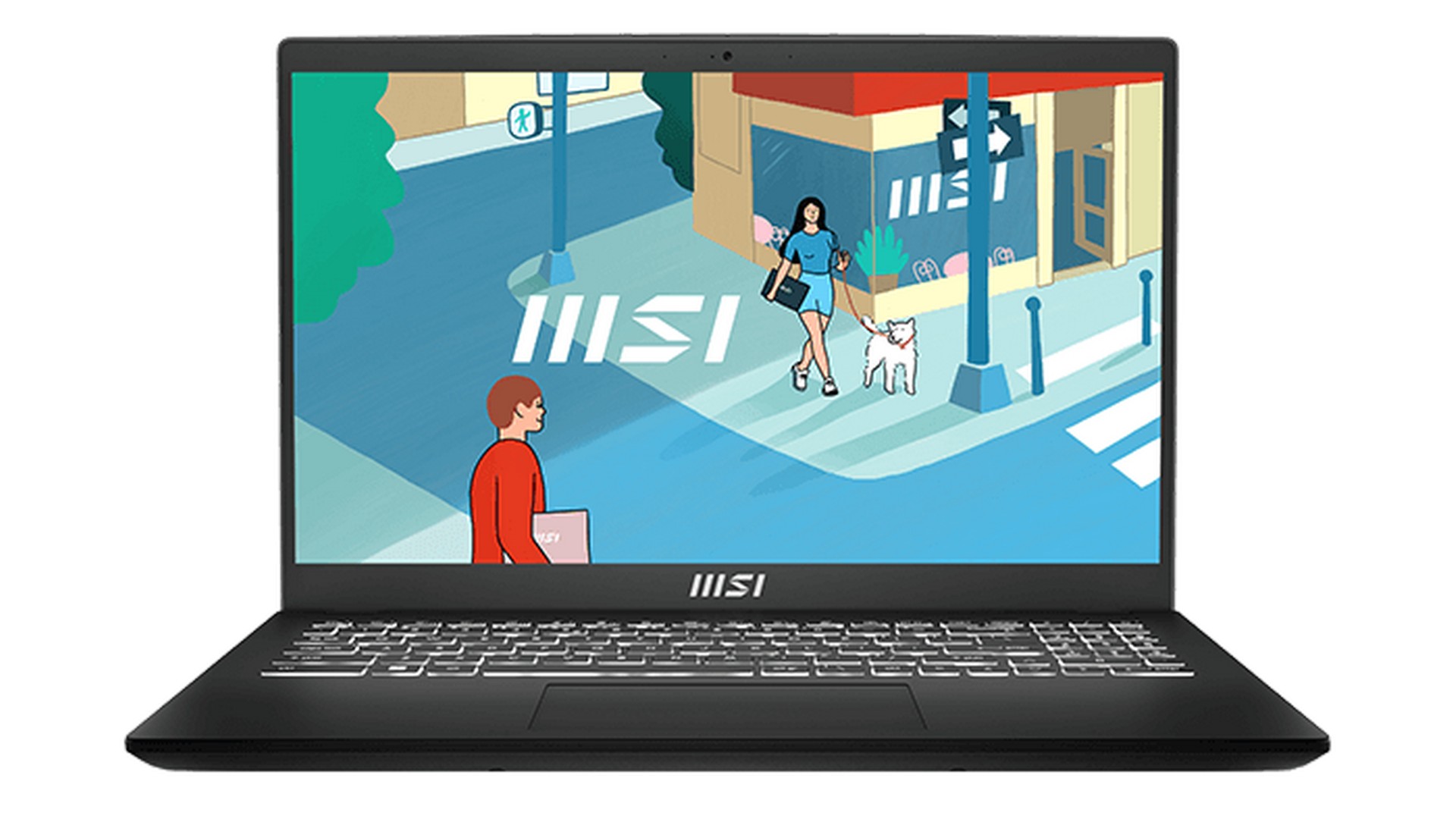 Laptop MSI Modern 15 B7M-099VN (Ryzen 5 7530U | RAM 8GB | SSD 512GB | 15.6 FHD | Win11 | Đen)