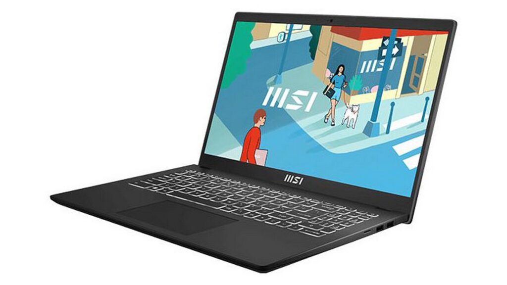 Laptop MSI Modern 15 B7M-099VN (Ryzen 5 7530U | RAM 8GB | SSD 512GB | 15.6 FHD | Win11 | Đen)