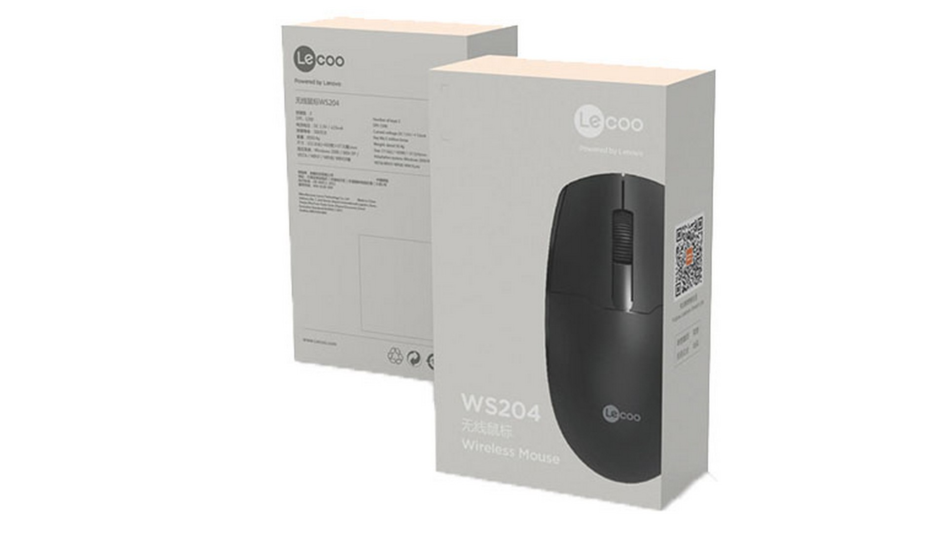 Chuột không dây Lecoo WS204 (USB)