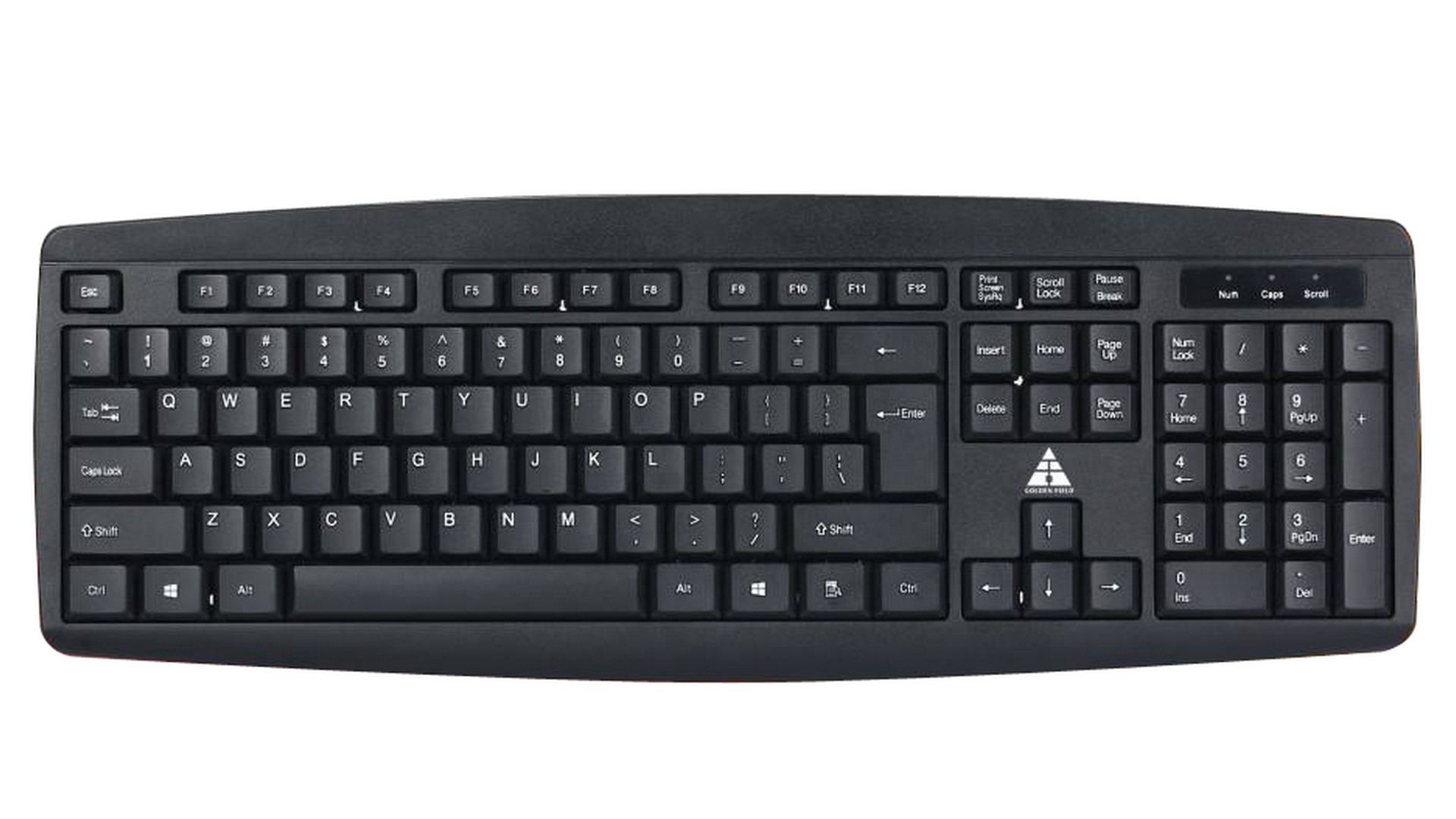 Bàn phím GOLDEN FIELD KG108 - Black (USB)