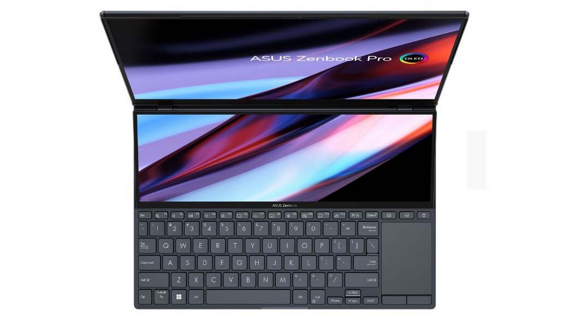 Laptop ASUS Zenbook Pro 14 Duo OLED UX8402VU-P1028W (i9-13900H | RTX 4050 | RAM 32GB | SSD 1TB | 14.5 inch OLED | Win11 | Black)