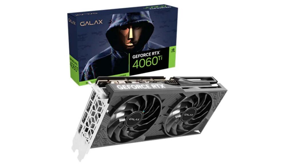 Card Màn Hình GALAX GeForce RTX 4060 Ti OC 1-Click 8GB màu đen